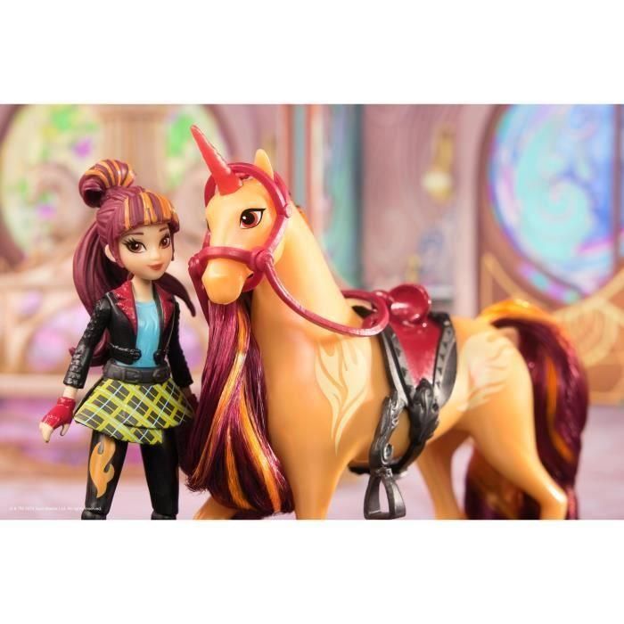 Spin Master 6066850 Valentina y Chispa - Muñeca Articulada Academia Unicornio Serie TV +4 Años 3