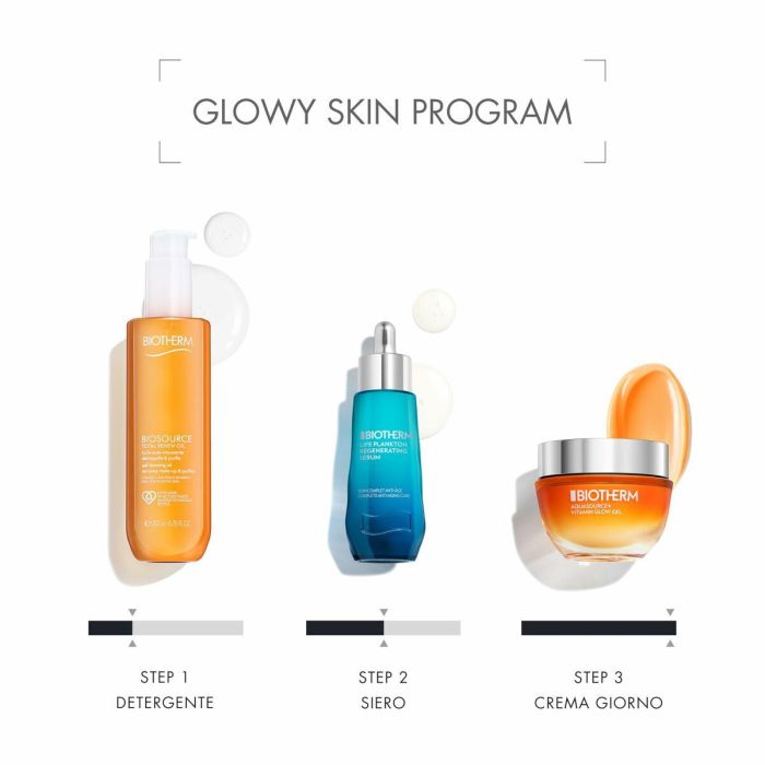 Biotherm AQUASOURCE VITAMIN GLOW gel - Crema hidratante facial con Vitamina B3 y Astaxantina para luminosidad y tono uniforme 50ml 2