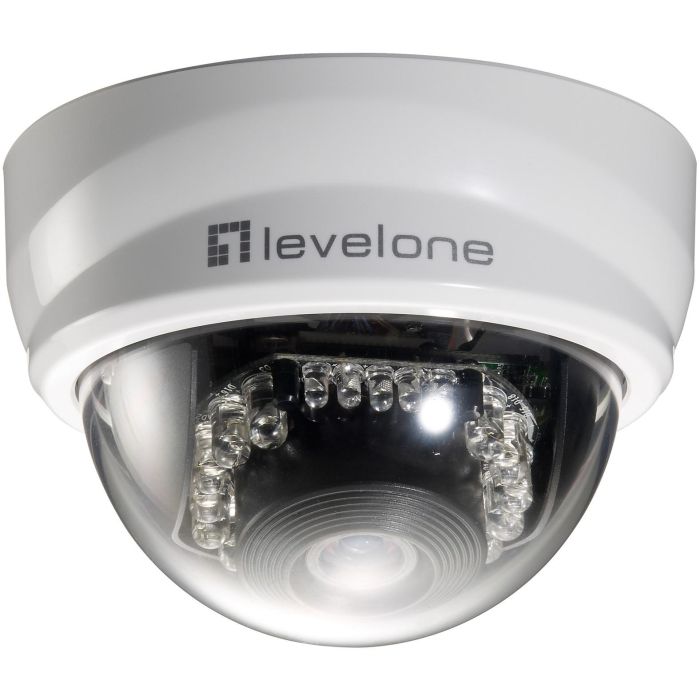 Level One FCS-3101 Cámara IP Domo Interior 2MP H.264 IR PoE