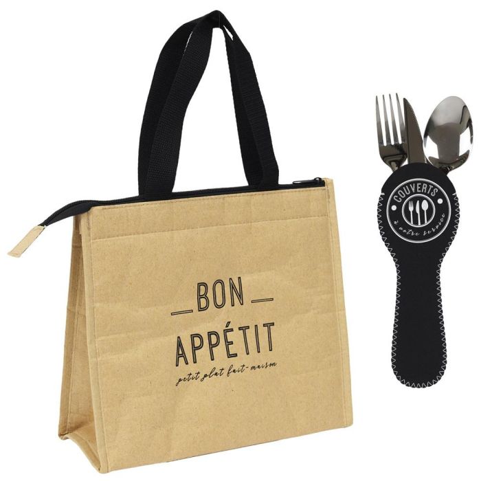 Cook Concept Bolsa Térmica Con Portacubiertos Coup De Fraiche 23x10x26 Cm 4