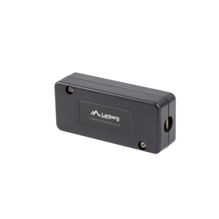 Lanberg PLC-6UL1-B Caja de Conexiones de Red Cat6 U/UTP, Color Negro Lanberg PLC-6UL1-B Caja de Conexiones de Red Cat6 U/UTP, Color Negro