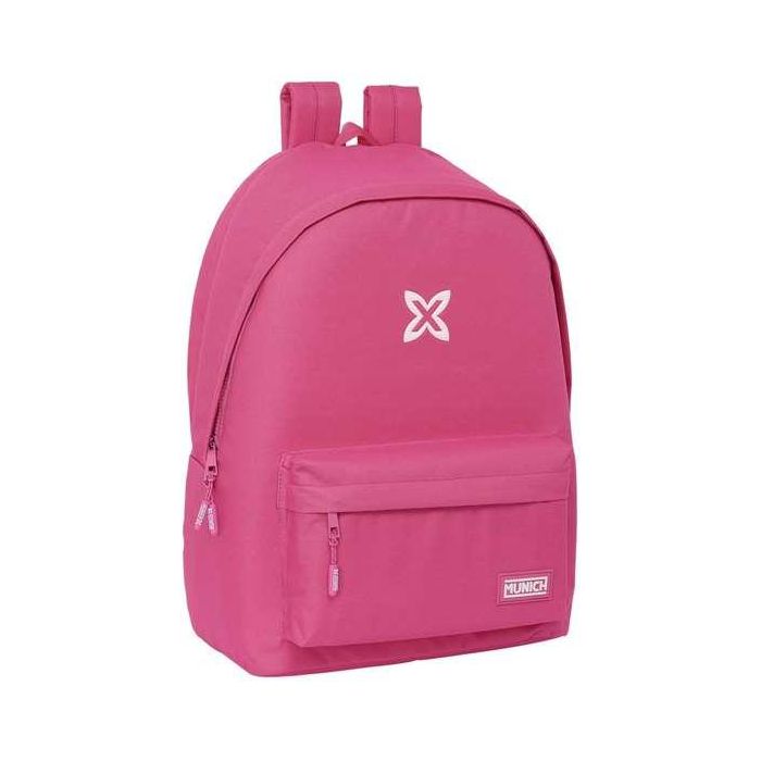 Safta Mochila Doble para Portátil 15,6"+USB Munich Básicos Fucsia 31x44x18 cm 0 Safta Mochila Doble para Portátil 15,6"+USB Munich Básicos Fucsia 31x44x18 cm 0