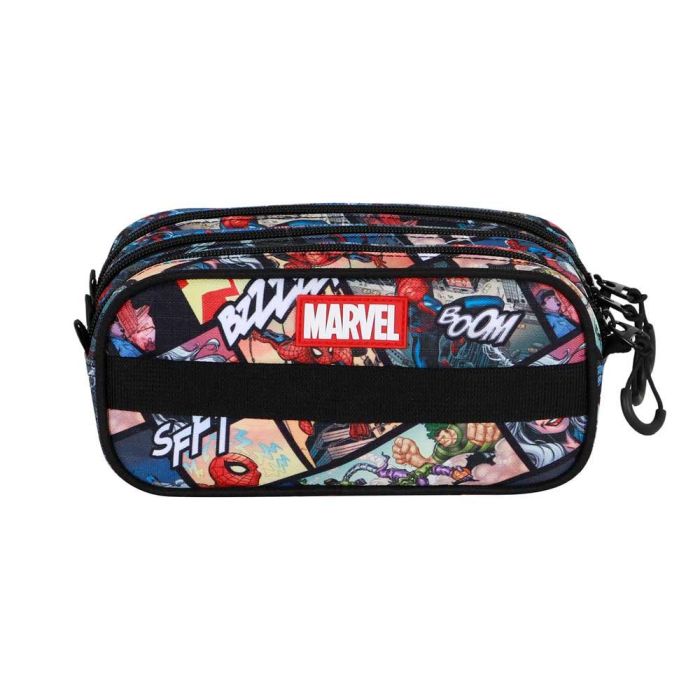 Marvel Spiderman Estuche Portatodo Trick FAN 2.2 Panels con 3 Compartimentos, Ripstop, Multicolor 3 Marvel Spiderman Estuche Portatodo Trick FAN 2.2 Panels con 3 Compartimentos, Ripstop, Multicolor 3