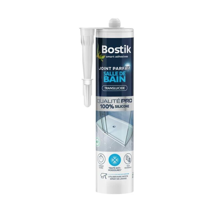 Bostik BOS3549212486419 Sellador de Baño Silicona Antimoho Transparente 280 ml 7 Bostik BOS3549212486419 Sellador de Baño Silicona Antimoho Transparente 280 ml 7