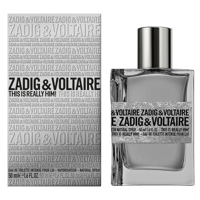 Zadig & Voltaire THIS IS REALLY! HIM Eau de Toilette para Hombre 50 ml Vaporizador. Fragancia Amaderada, Oriental, Ámbar. 0 Zadig & Voltaire THIS IS REALLY! HIM Eau de Toilette para Hombre 50 ml Vaporizador. Fragancia Amaderada, Oriental, Ámbar. 0