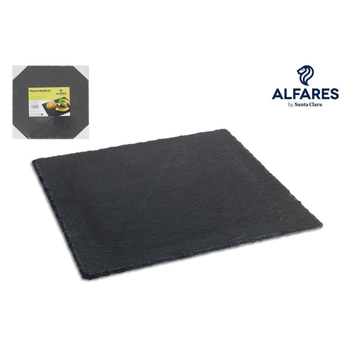 Bandeja Pizarra 30x30 cm Alfares - Santa Clara (12 Unidades) Bandeja Pizarra 30x30 cm Alfares - Santa Clara (12 Unidades)