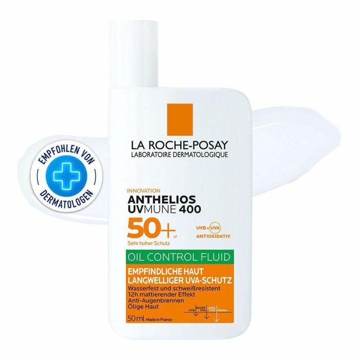 La Roche Posay Anthelios UV-MUNE 400 Oil Control Fluido Protector Solar Facial SPF50+ Matificante Ultra Resistente 50 ml