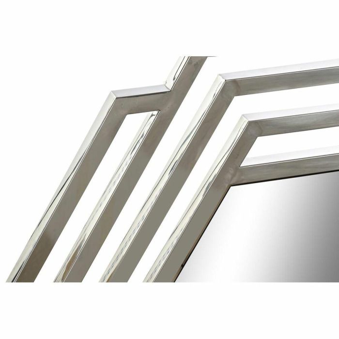 Espejo de pared DKD Home Decor Cristal Plateado Acero Inoxidable Shabby Chic (71 x 2 x 81 cm) 2 Espejo de pared DKD Home Decor Cristal Plateado Acero Inoxidable Shabby Chic (71 x 2 x 81 cm) 2