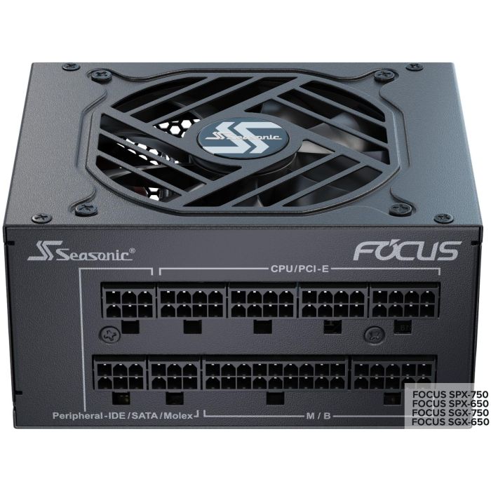 Seasonic FOCUS SGX-750 (2021) Fuente Alimentación PC 750W 80 PLUS Gold SFX Totalmente Modular Negro 7 Seasonic FOCUS SGX-750 (2021) Fuente Alimentación PC 750W 80 PLUS Gold SFX Totalmente Modular Negro 7
