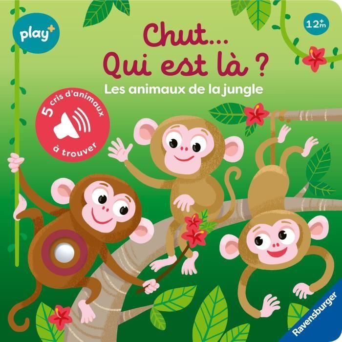Ravensburger - Play + - Mi primer audiolibro Busca y encuentra - Shh ¿quién está ahí? animales salvajes - 13099033 4 Ravensburger - Play + - Mi primer audiolibro Busca y encuentra - Shh ¿quién está ahí? animales salvajes - 13099033 4