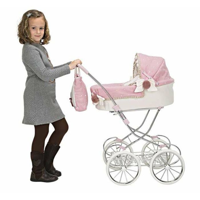 Coche capota reborn de paris 42x72x93 cm c/bolso (altura manillar: 90 cm) 1