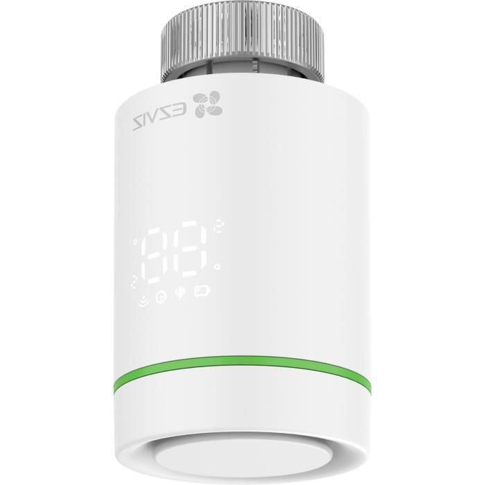 Ezviz T55 Termostato para Válvulas Termostáticas Conectadas con Tecnología Zigbee, para Control de Temperatura y Función de Seguridad para Niños Ezviz T55 Termostato para Válvulas Termostáticas Conectadas con Tecnología Zigbee, para Control de Temperatura y Función de Seguridad para Niños