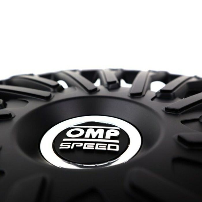 Tapacubos OMP Stinger Speed Negro 15" (4 uds) 2