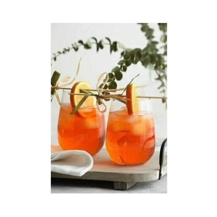 Lav Set de 6 Vasos Colección Gaia, Capacidad 475 ml por Vaso, Medidas Ø 7 x 9 x 11 cm (8 Cajas) 6