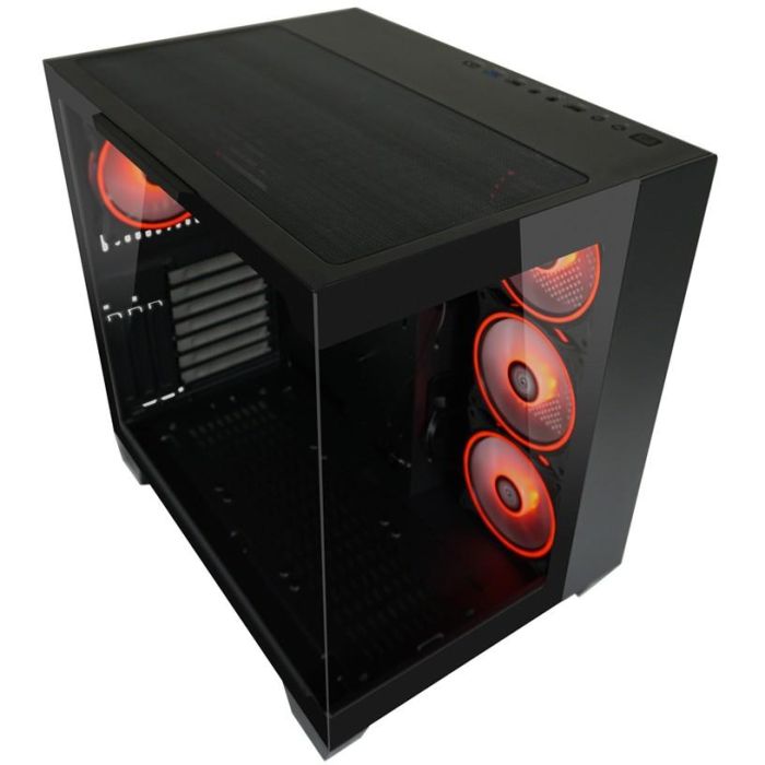 LC-Power 809B Midi Tower PC Gaming Negro ATX/EATX/microATX/Mini-ITX con Ventana Lateral y Panel de Vidrio Templado 4 LC-Power 809B Midi Tower PC Gaming Negro ATX/EATX/microATX/Mini-ITX con Ventana Lateral y Panel de Vidrio Templado 4