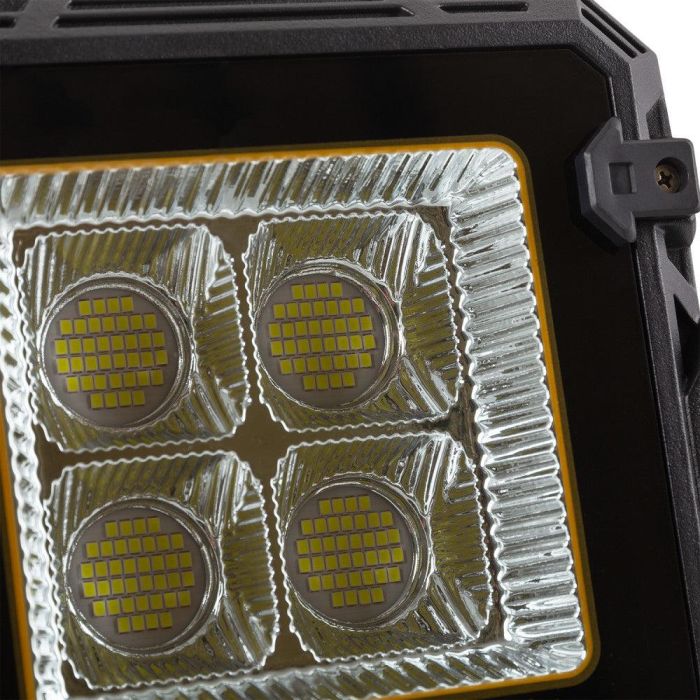 Proyector LED Solar 100W Exterior IP65, Batería de Litio y Control Remoto. Sensor Luz Automático. Ref: 1916-FLSOL-100W-CW 1