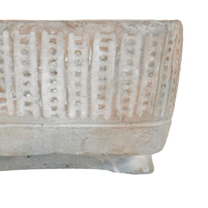 Macetero Cemento Decoración 17 X 17 X 11 cm