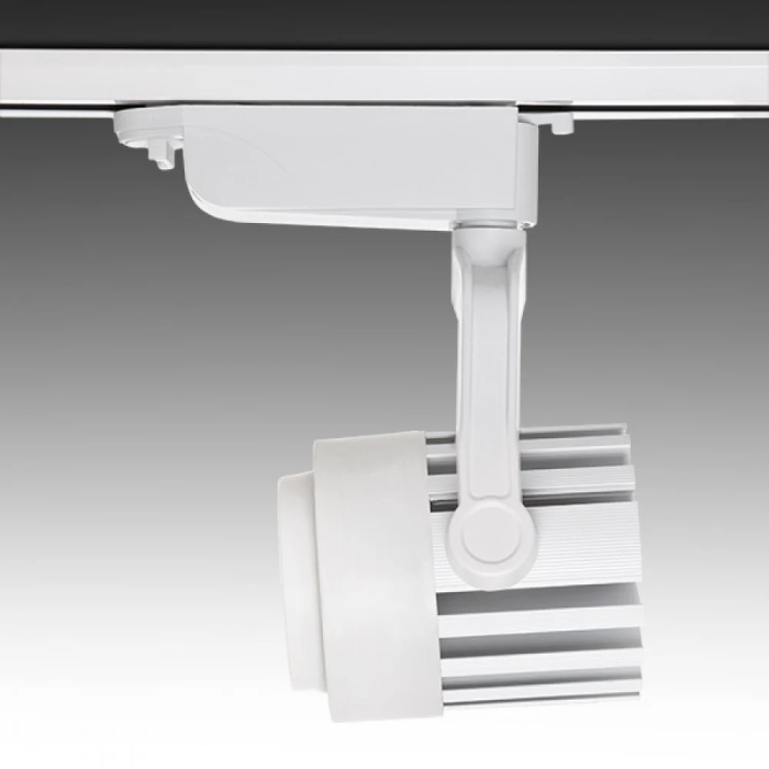 Faith Foco Carril LED 30W 2600Lm 6000K Monofásico [IDI-FC-D-30-CW] Larga Duración 30.000H 1