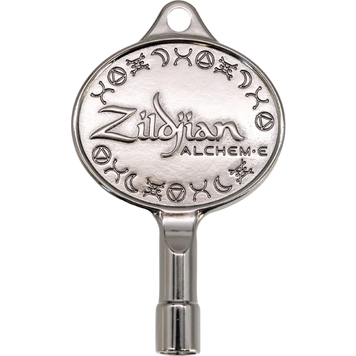 Zildjian Llave Afinación Batería Alchem-E Cromada, Empuñadura Ergonómica, Accesorios para Batería 3