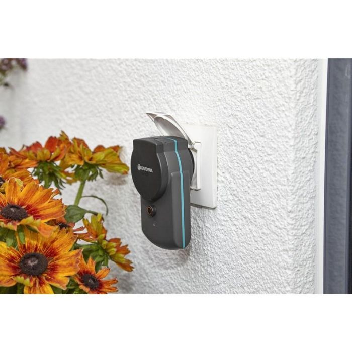 Gardena smart Power Zwischenstecker, enchufe inteligente de color negro para exterior, instalación simplificada, 1 pieza 4 Gardena smart Power Zwischenstecker, enchufe inteligente de color negro para exterior, instalación simplificada, 1 pieza 4