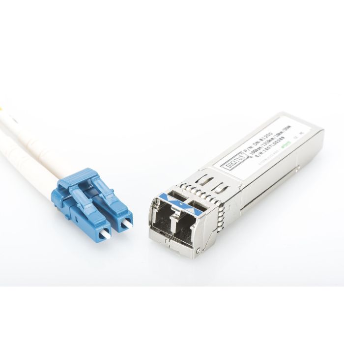 Digitus Módulo SFP+ Mini GBIC 10 Gbps 0.3km Fibra Óptica LC Monomodo DDM para Ethernet IEEE 802.3ae 2 Digitus Módulo SFP+ Mini GBIC 10 Gbps 0.3km Fibra Óptica LC Monomodo DDM para Ethernet IEEE 802.3ae 2