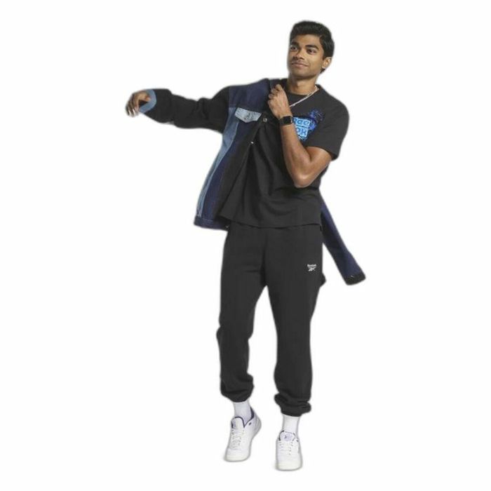 Camiseta de Manga Corta Hombre Reebok Graphic Series Negro 2 Camiseta de Manga Corta Hombre Reebok Graphic Series Negro 2