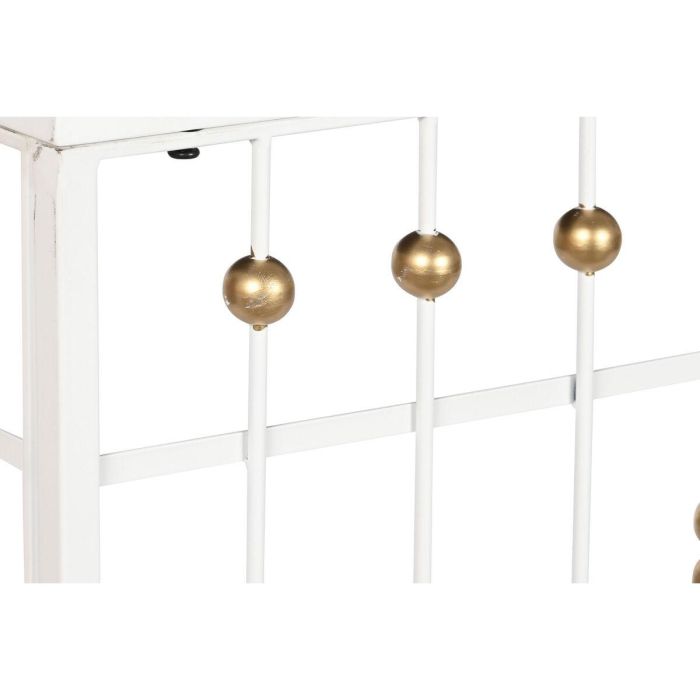 Recibidor Home ESPRIT Blanco Dorado 120 x 40 x 80 cm 2 Recibidor Home ESPRIT Blanco Dorado 120 x 40 x 80 cm 2