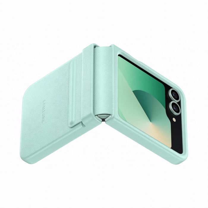 Samsung EF-VF741PMEGWW Funda Kindsuit Original para Galaxy Z Flip6, Tipo Carcasa Rígida Protección Completa Color Menta 1