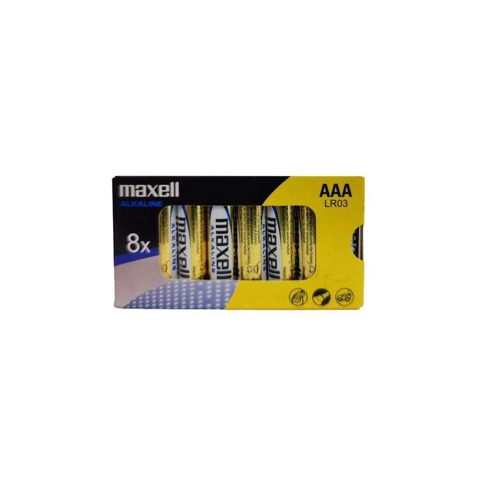 Pilas Alcalina Maxell Lr03 Caja De 8 (B706) (Set de 36)