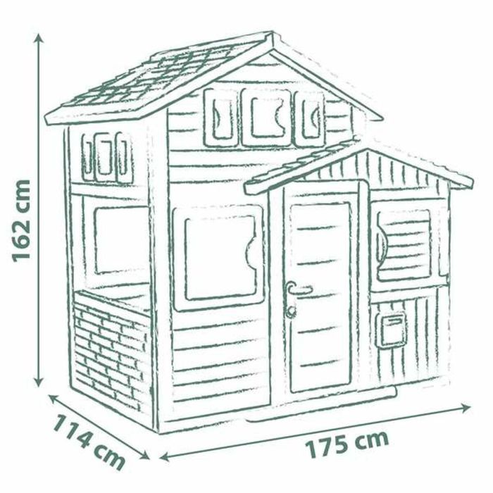 Casa de juegos evo friends house s.life 162x164 cm 2 Casa de juegos evo friends house s.life 162x164 cm 2