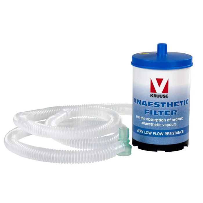 Filtro Evacuacion Gases Anestesicos 2Mx22 mm 1Ud Kruuse