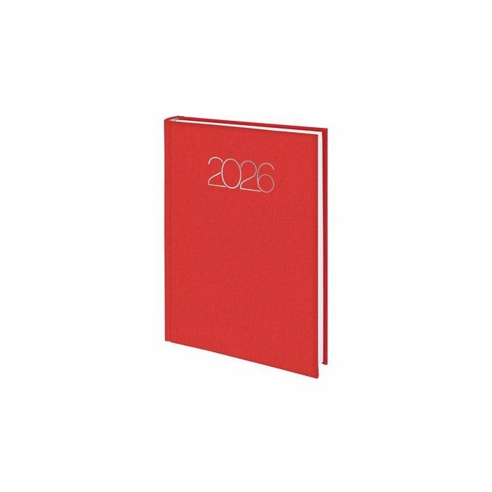 Deusto D07 Base 58 Dp 808 Dietario Premium 14.5x20.5 cm Rojo Multilingüe 2026 - 320 Páginas FSC