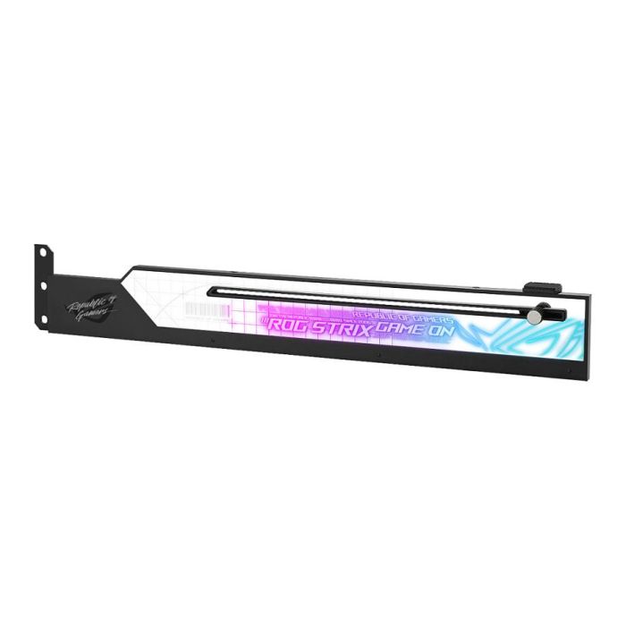 ASUS ROG-STRIX-HOLDER Soporte Universal para Tarjeta Gráfica con Iluminación RGB Multicolor 1