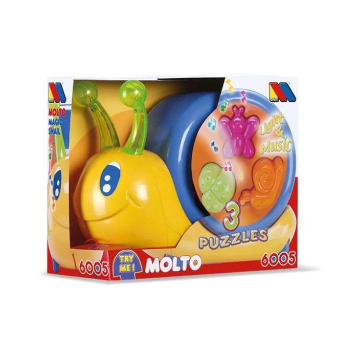 Arrastre caracol encajable con musica 26cm. 5 Arrastre caracol encajable con musica 26cm. 5
