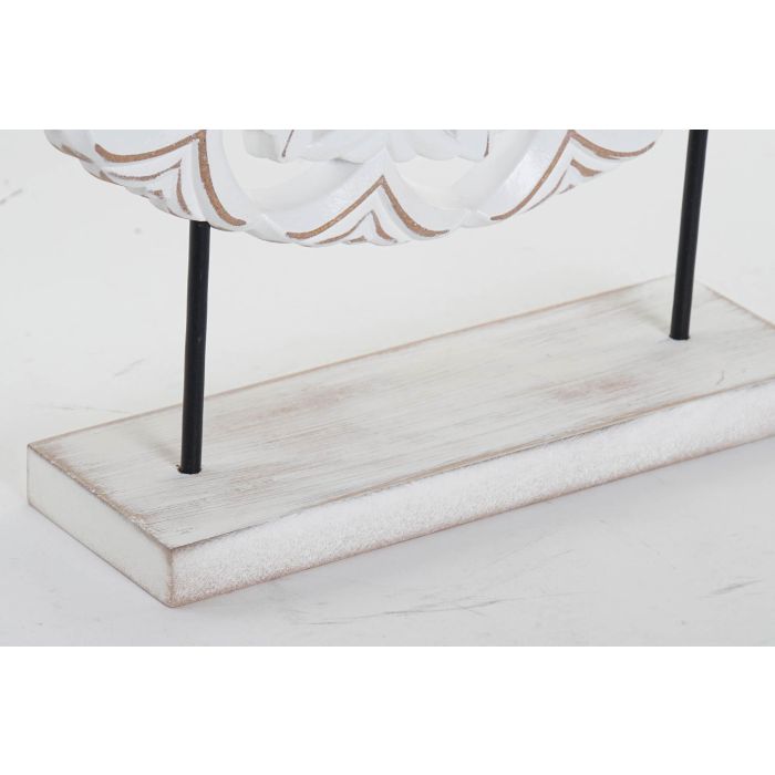 DKD Home Decor Figura Decorativa Indio Blanco MDF 49 x 41 x 8 cm (2 Unidades) 2