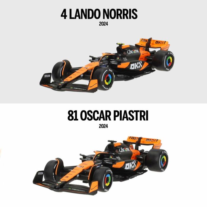 Coche de juguete McLaren F1 2024 MCL38 (6 Unidades) 5 Coche de juguete McLaren F1 2024 MCL38 (6 Unidades) 5