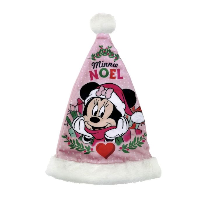 Gorro papa noel 37cm minnie mouse "lucky"