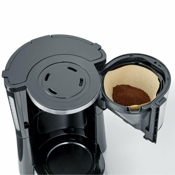 SEVERIN KA4845 Cafetera con filtro isotérmico TypeSwitch, Selector de aroma, 8 tazas, Capacidad: 1 L, Potencia: 1000 W, Acero inoxidable / Negro 5