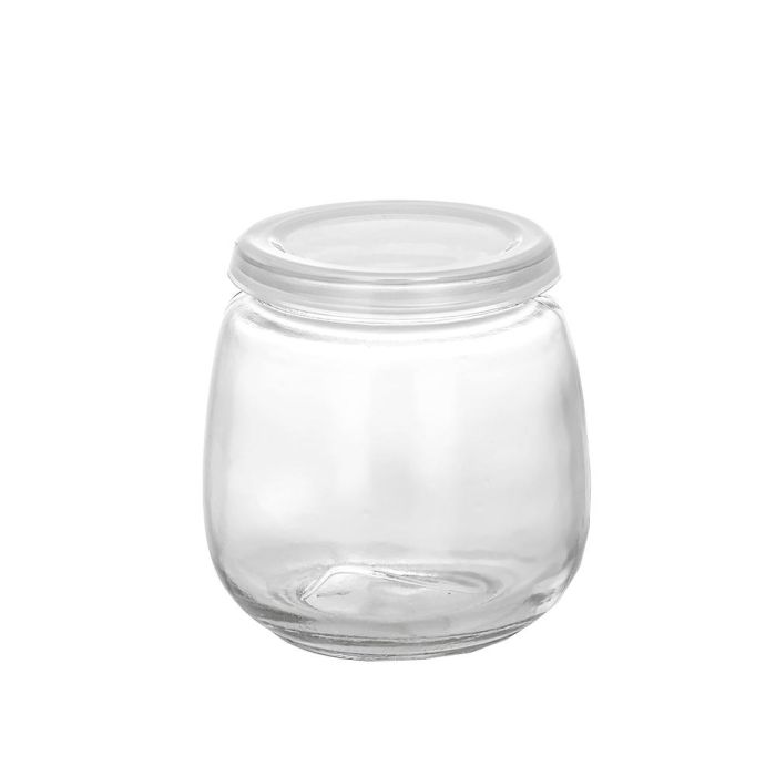 Tarro Vidrio Postre 300Ml Tapa Plas Mediterraneo (24 Unidades) 2