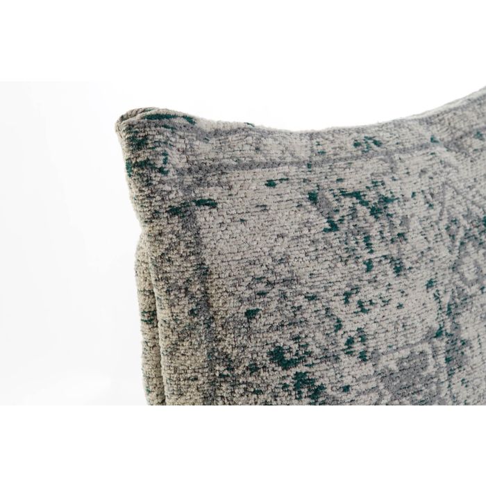 DKD Home Decor Cojín Árabe Azul 45x45 cm Grosor 12 cm, 70% Algodón 30% Poliéster Colección Impression 1