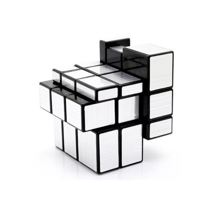 Cubo Rubik Qiyi Mirror 3x3 Plata 1 Cubo Rubik Qiyi Mirror 3x3 Plata 1