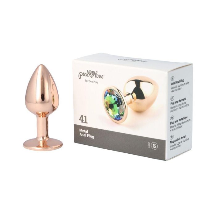 Plug Anal Pick&Love Nº 41 Dorado (7,6 cm) 1