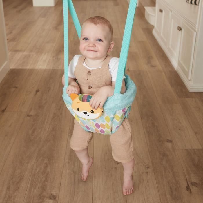 Infantino 303117 Saltador de Puerta Zorro 2 en 1 con Sonidos y Luces 4