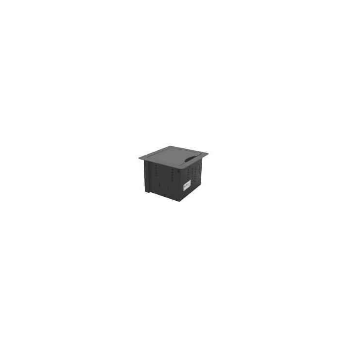 Kramer TBUS-1N(B) Caja de cables para escritorio Negro 214x192x136 mm Kramer TBUS-1N(B) Caja de cables para escritorio Negro 214x192x136 mm
