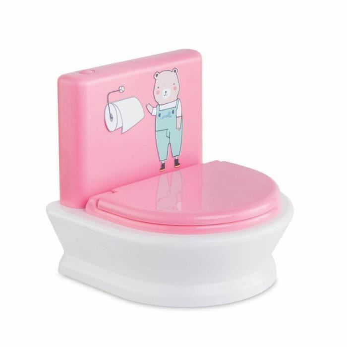 Corolle Inodoro Interactivo para Bebés 36/42 cm con Tapa y 2 Sonidos – A partir de 3 años