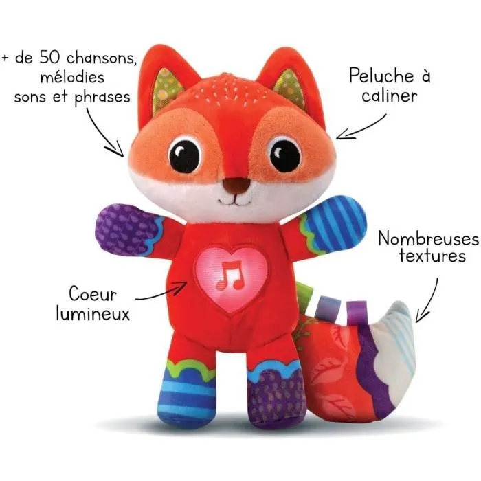 Vtech Baby Malo Mi Zorro Durmiente Peluche Interactivo para Bebé 0-36 Meses 2