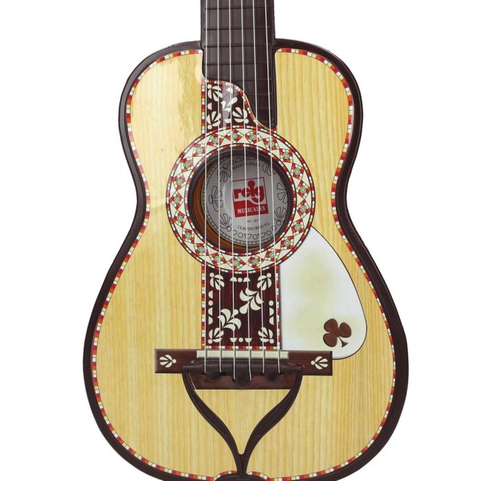 Guitarra española, imitacion madera, en b.y p. 1