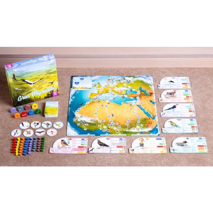 Tranjis games sl Juego de Mesa La Gran Migración - Estrategia de Aves para 2-8 Jugadores, +8 Años 3