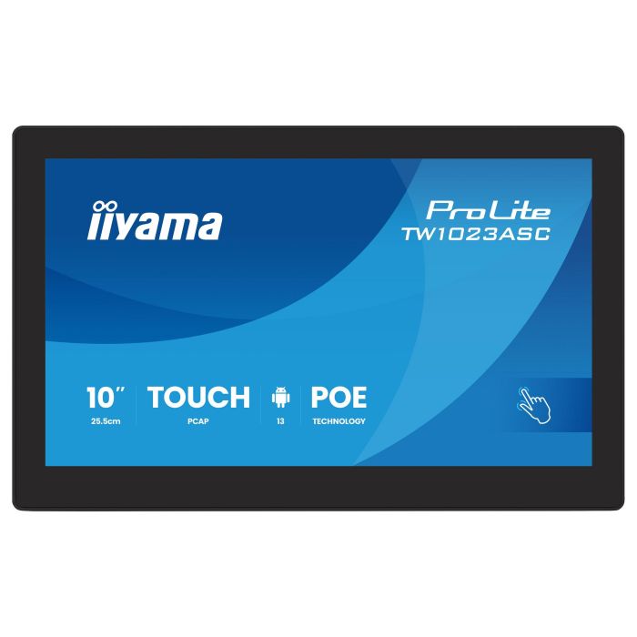 iiyama ProLite TW1023ASC-B3P Pantalla 10.1" (25.5cm) 1280x800 IPS 25ms 60Hz HDMI USB LAN PoE Webcam Mic Speaker Negro 1 iiyama ProLite TW1023ASC-B3P Pantalla 10.1" (25.5cm) 1280x800 IPS 25ms 60Hz HDMI USB LAN PoE Webcam Mic Speaker Negro 1