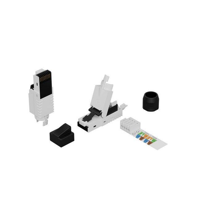 Lanview RJ45 UTP plug Cat6a for AWG22-24 solid/stranded conductor 1 Lanview RJ45 UTP plug Cat6a for AWG22-24 solid/stranded conductor 1